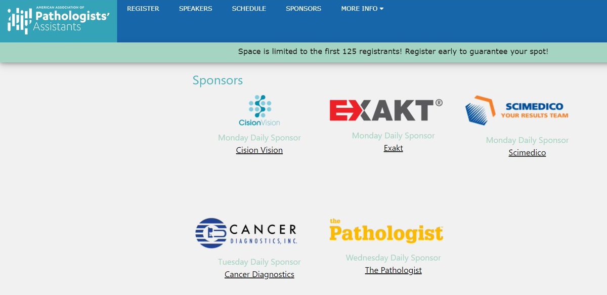 Proud to be one of the Daily Sponsors at AAPA Annual Spring Meeting 2023. This is our first year being a sponsor, and we look forward to improving the accuracy and efficiency of anatomical pathology together with AAPA for years to come!

#pathology #cancercare #fightcancer