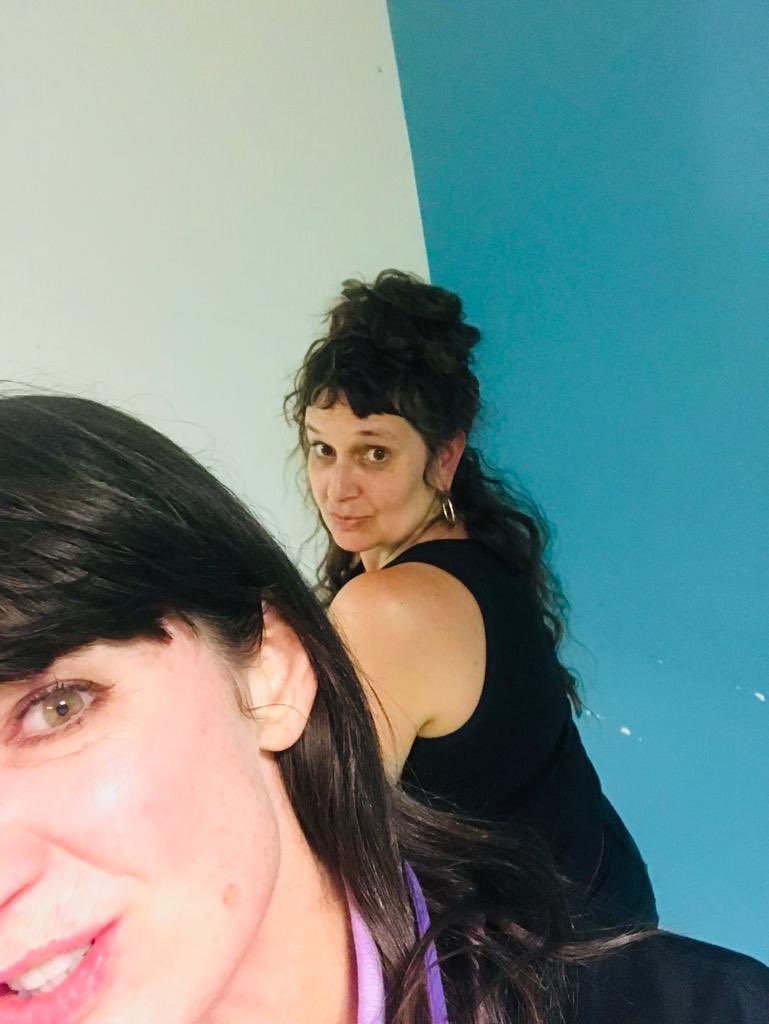 The unmitigated delight of working with Rach and Lise on plans and shenans #Bunny #theatre #making #planning <a href="/theatredeli/">Theatre Deli</a>