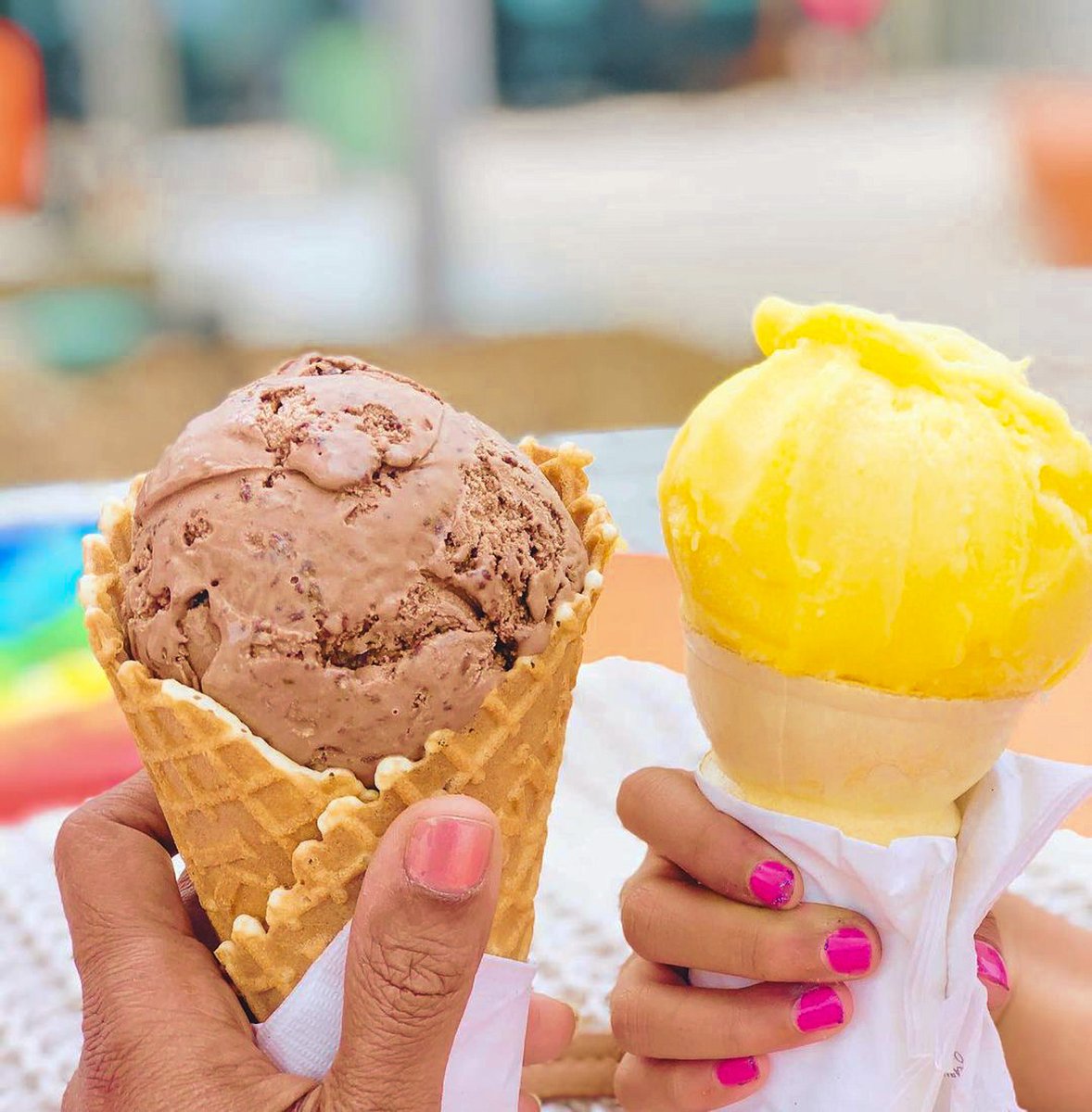 celebrationpt's tweet photo. Celebrate #NationalChocolateIceCreamDay with @Kilwins_Gainesville! 🍫 This delicious chocolate ice cream is made with only the finest ingredients and is sure to satisfy your sweet tooth. So come on by and enjoy BOGO waffles cones today and every Wednesday! 😉 https://t.co/QNMo1NNOxk