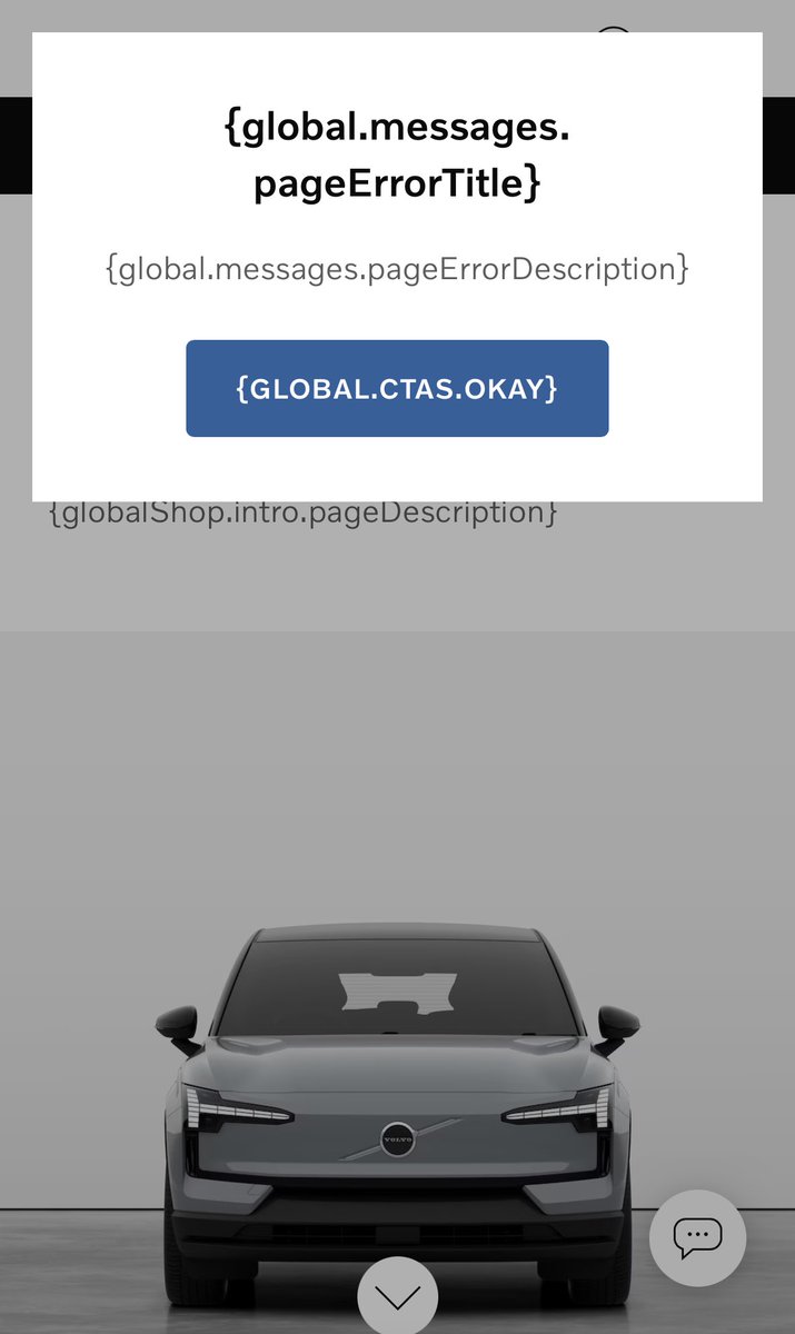 johnkavanagh's tweet photo. Things aren’t going so well over at the ⁦@VolvoCarUK⁩ website amidst the launch of the new EX30 (which looks great by the way).. https://t.co/iAG7w4dA1Y