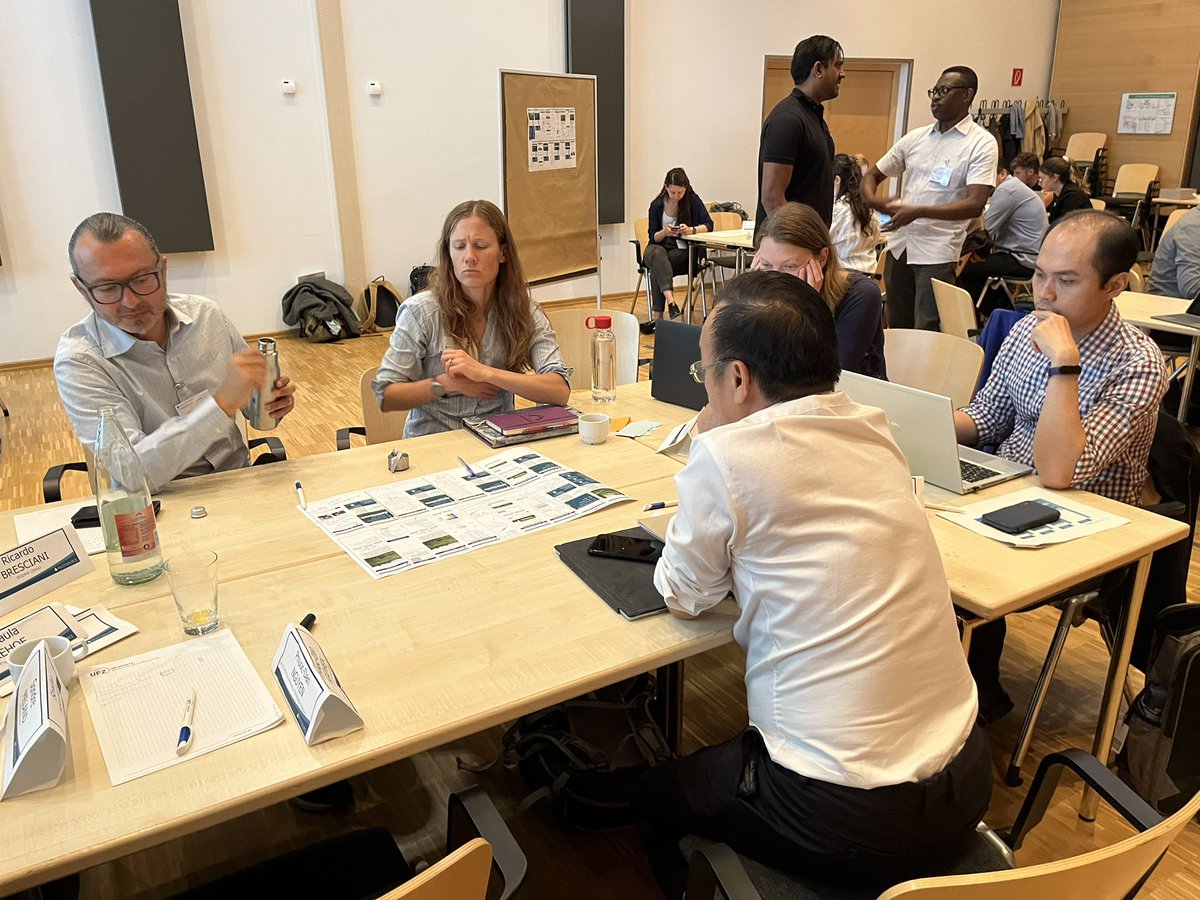 After a very productive session with lots of relevant insights about the tool for selection and pre-design of #NBS for #water treatment, an enjoyable tour at the <a href="/ZooLeipzig/">LeipzigerZoo</a> to learn about storm water management and reuse <a href="/MultisourceEu/">MULTISOURCE 🇪🇺</a>