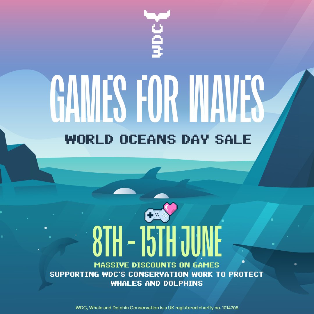 ⏰Set your reminders! From 8th June you can grab over 100 games for an incredible discount including '@TheWalkingDead: Definitive Edition' celebrating #WorldOceansDay and supporting @whalesorg’s conservation work to protect 🐳 & 🐬 across the globe.