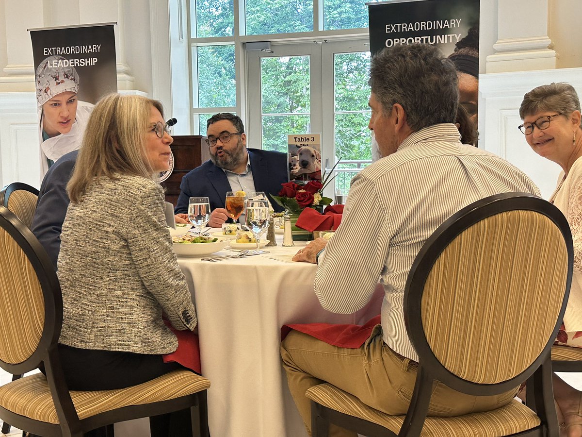 GRATEFUL. We’re thanking our generous donors today at our annual Terrence Curtin Society luncheon. We couldn’t be the leading life-changers, problem-solvers and innovators we are without you. @NCStateCVMDean #vetschool