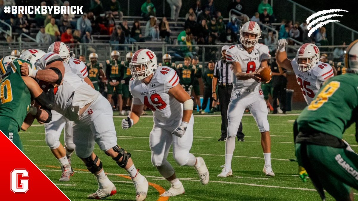 CoachGMatthews's tweet photo. Another great week of building has got me too excited for August to come! I can't wait to watch the stable of stallions run and our bulldozers open up running lanes! Game Day in Grove City can't come fast enough!

#BrickByBrickGCC #VPL #440Forever https://t.co/YTsI9jdptg