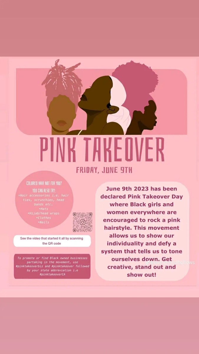Don’t forget about the #PinkTakeover happening this Friday #PinkFriday