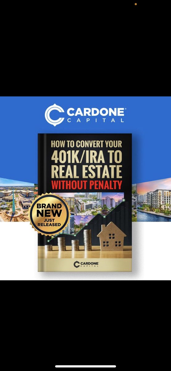 Jakegelsky's tweet photo. @GrantCardone For information on how to invest into real estate with your IRA/401K please click the link below 

https://t.co/5LD9usVUNU https://t.co/X1omix5HjY