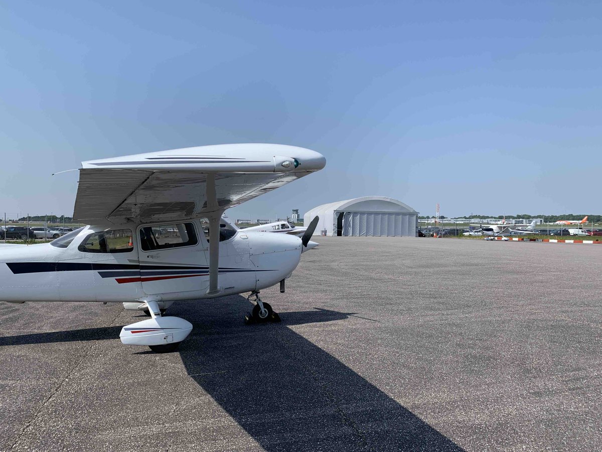 Today has been a stunning day for flying. We have had a trial lesson take place along with students on solo flights and a qualifying cross country. We are having ideal weather conditions lately. #learntofly #flyingtraining