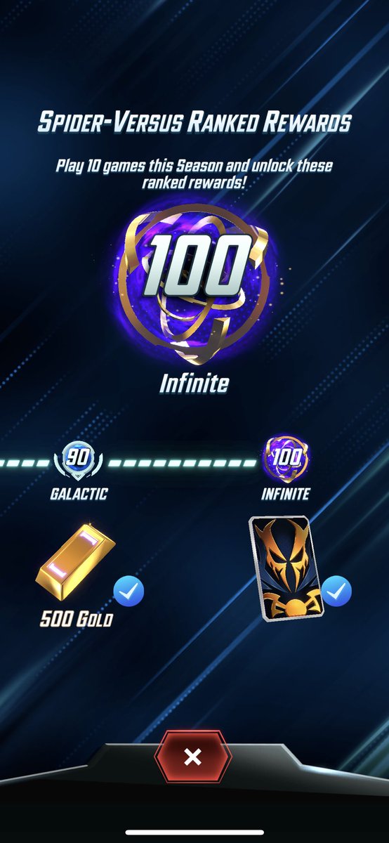 AJ_Casts's tweet photo. Infinite quicker this time! Mostly used my kingpin list until 95 or so. The hot location was bad for it, so swapped to my Quake deck from last season. Video for the kingpin deck soon!

#MarvelSnap @MARVELSNAP @SnapDecks @MarvelSnapZone @UntappedSNAP https://t.co/cmjC5s3QVN