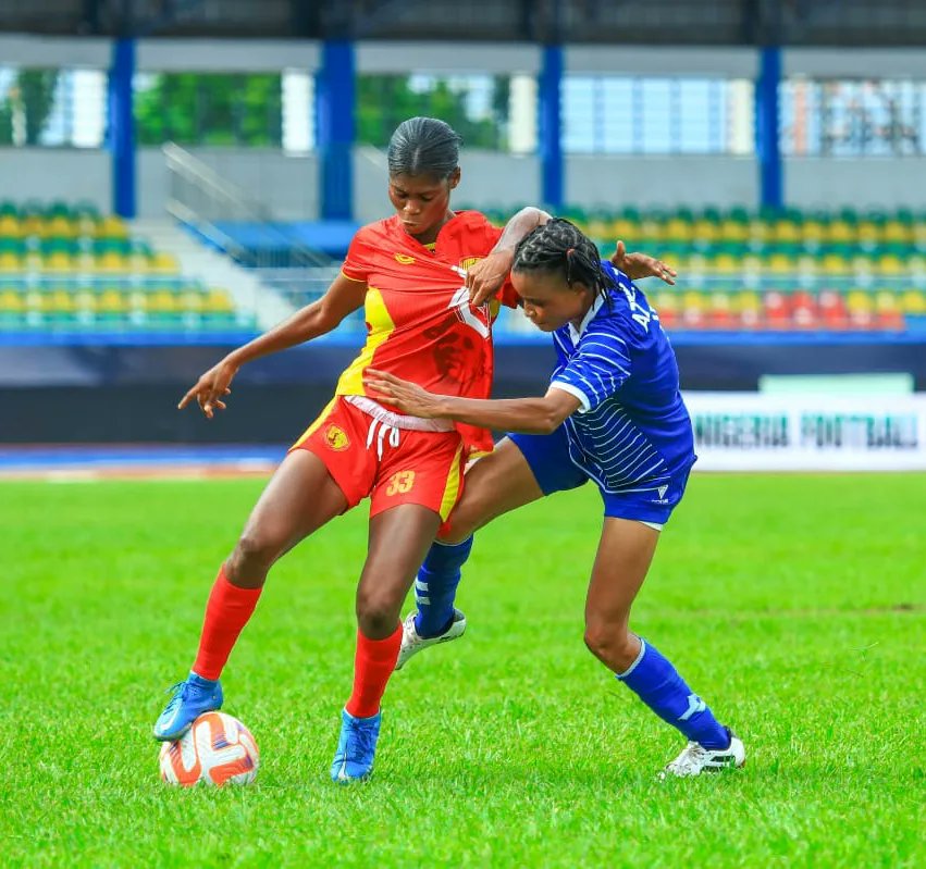 TheNWFL's tweet photo. 🧾 HALF TIME STATS:
Confluence Queens 0-0 Edo Queens
Shots on: 0-2
Shots off: 2-2
Saves: 2-0
Corners: 0-1
Fouls: 6-7
Offsides: 0-4
Yellow: 0-1
Red: 0-0
#NWFLPremiershipSuper6 #NWFL23 #CONEDO https://t.co/N4REgxe9Gd