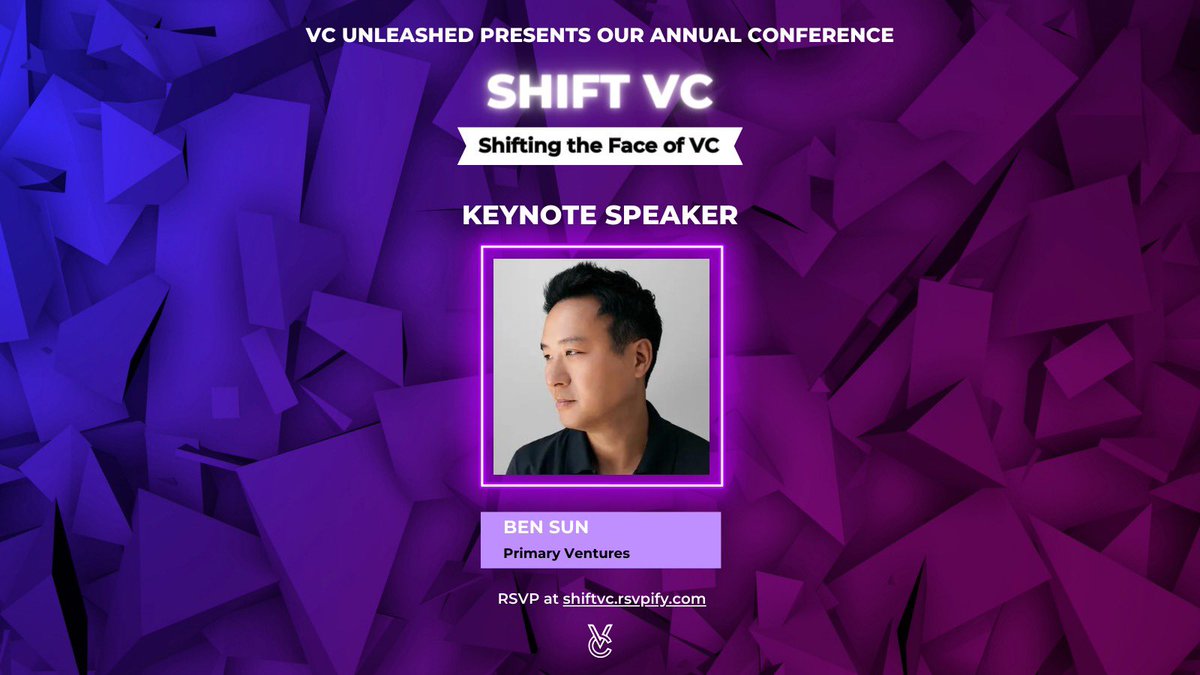 📣 The moment you've all been waiting for! Our first keynote speaker for the Shift VC Conference is none other than🥁 . . . @bksun, Cofounder and GP of @PrimaryVC! 🎊 We're thrilled to have Ben join us this year! Catch him on the SHIFT VC stage!: lnkd.in/gmG2atxG