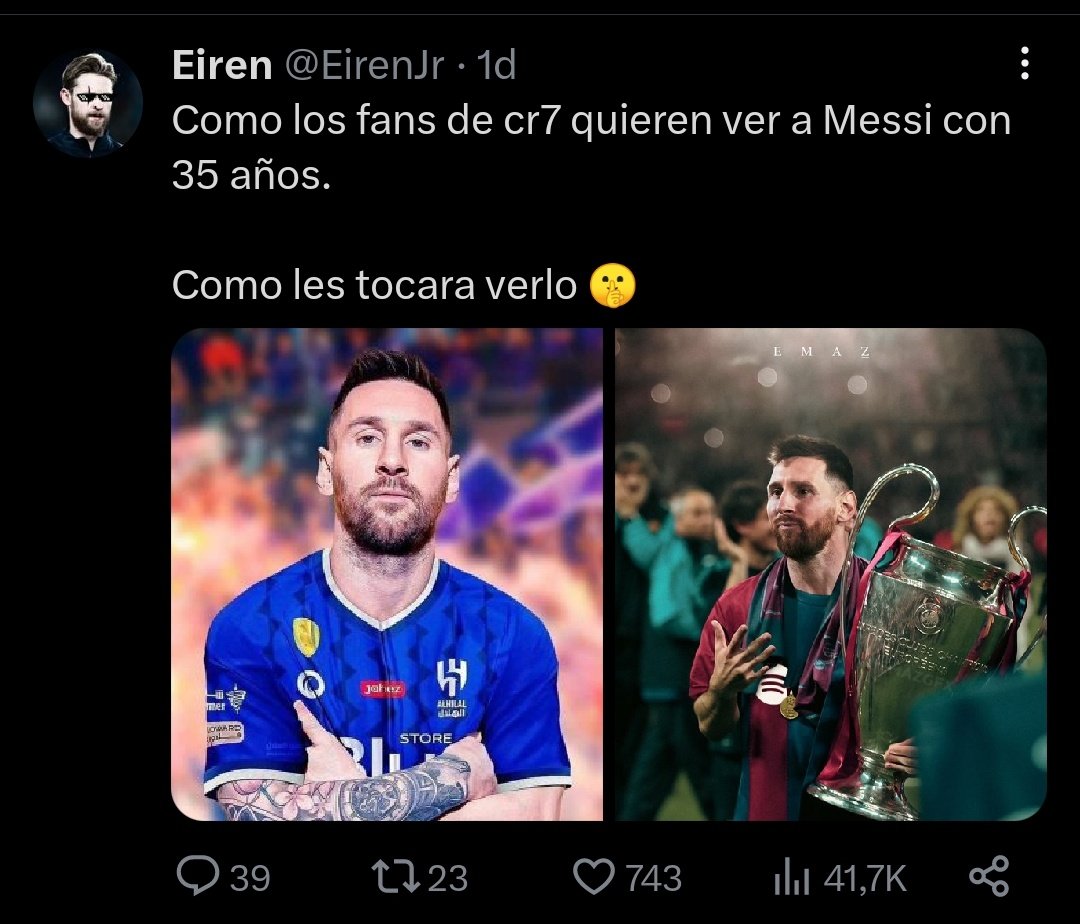 YulisRmcf's tweet photo. Todos los jugadores son peseteros cuando se habla de Messi es muy culé😂 https://t.co/dLWMToeIe4