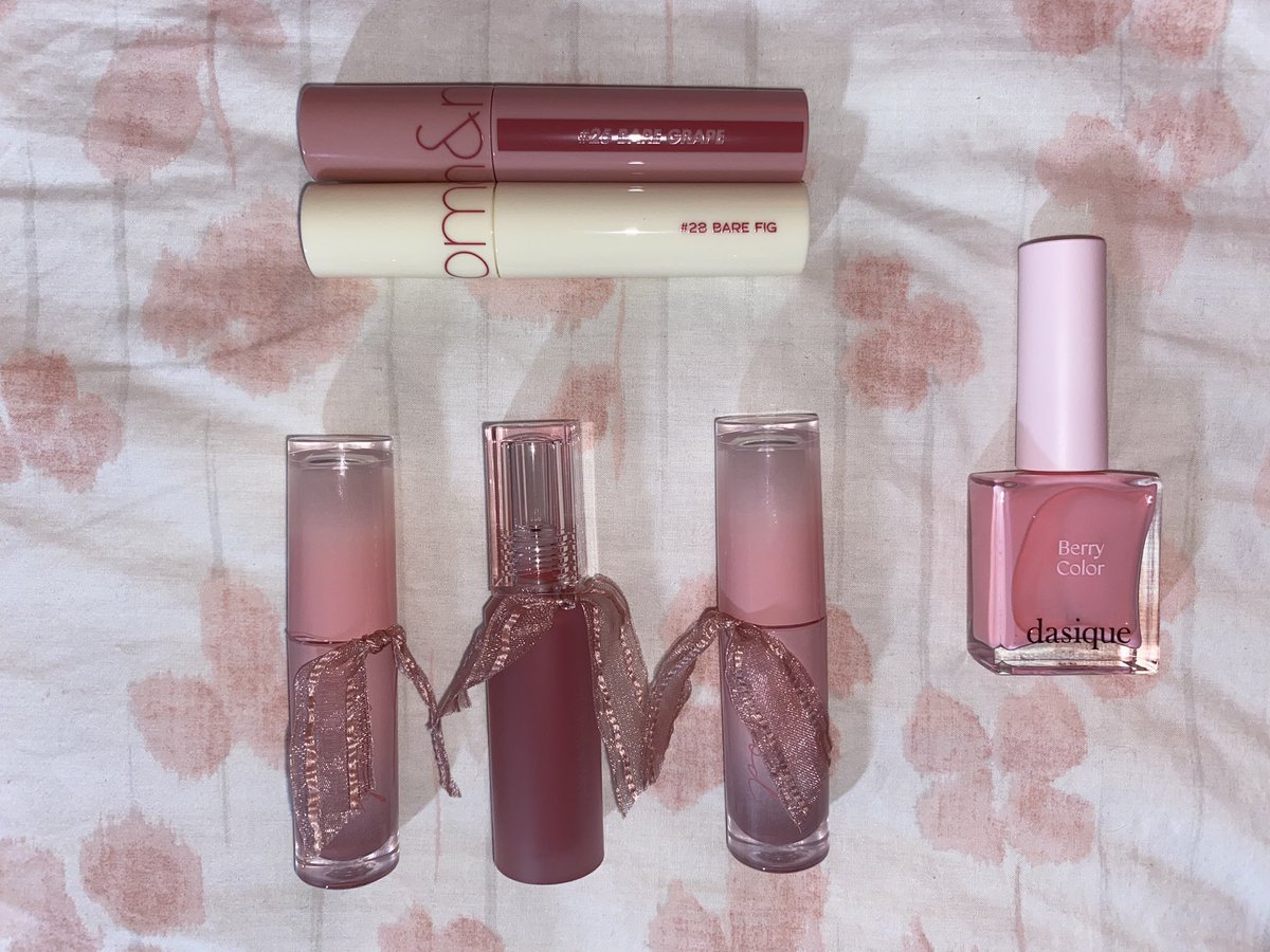 new lip tints from peripera, romand, and polish from dasique ෆ