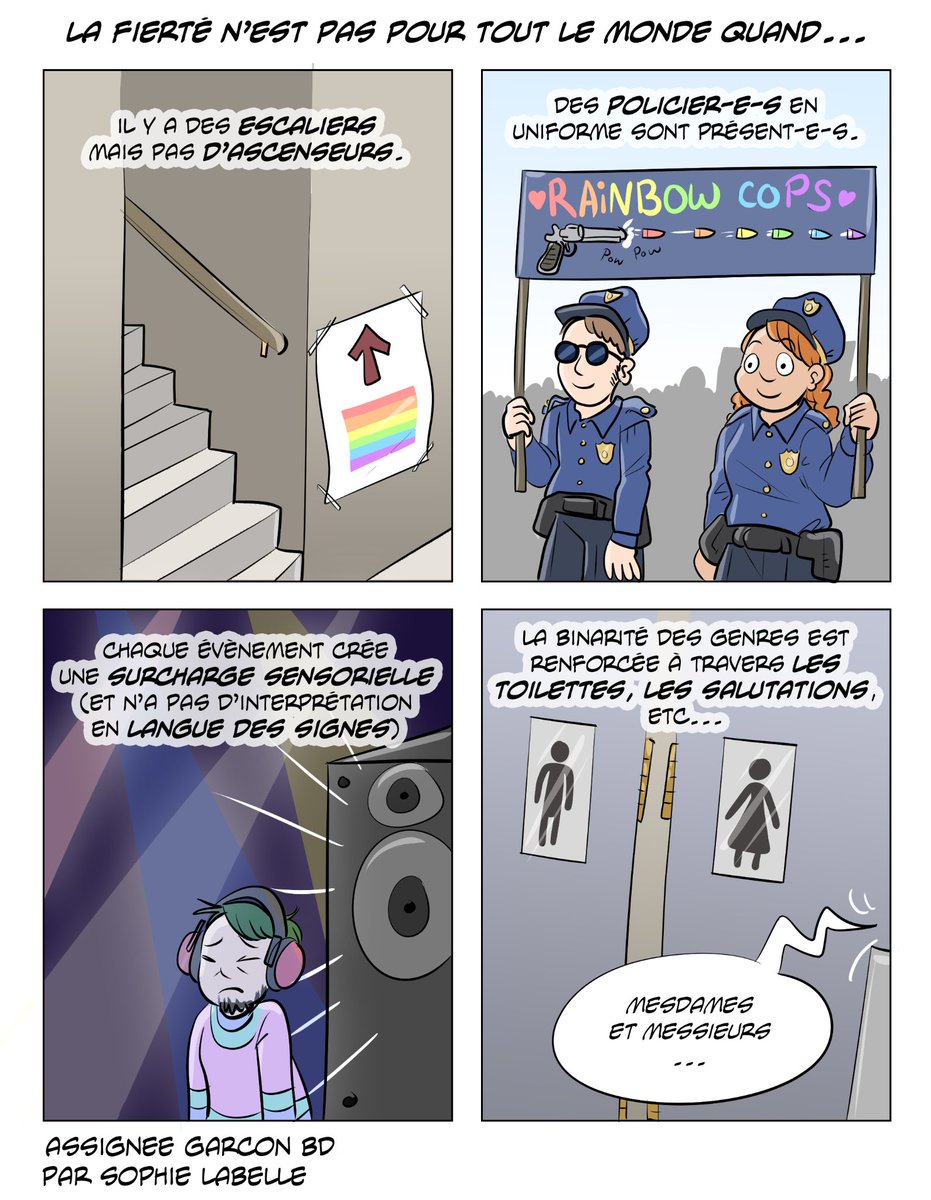 La fierté n'est pas pour tout le monde quand...