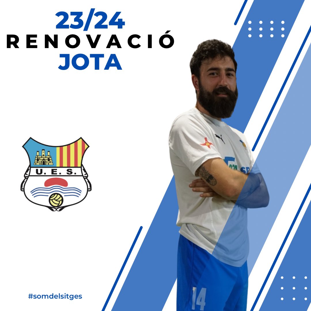 El Jota també dona el si i seguirà un any més amb nosaltres 🤝🏼

La barba més desequilibrant de la 1aCat seguirà amb nosaltres.
Seguirem disfrutant del teu futbol! 🤍💙

#somdelsitges