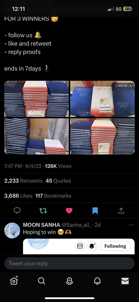Jam1ll4's tweet photo. @bluejayshop Done napo https://t.co/AxuSbXDXKo