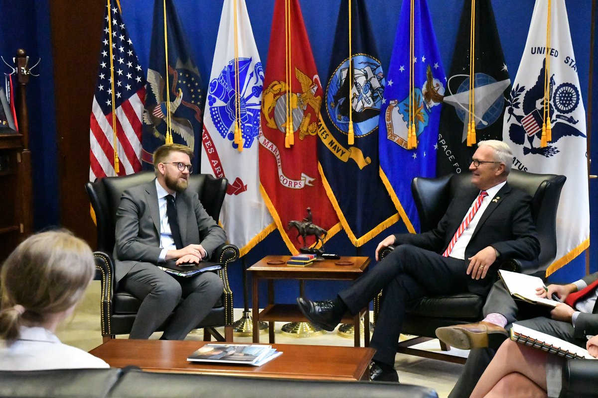 Met with Norway’s State Secretary Eivind Vad Petersson to discuss the war in Ukraine, Norway’s commitment to robust defense spending, Sweden’s accession into NATO, and how a carbon border adjustment mechanism would benefit both the U.S. and our allies.