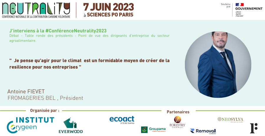 ⚡Notre dernière table ronde de la journée porte sur le point de vue des dirigeants d'entreprise du secteur agroalimentaire
Nous accueillons Henri Bies-Péré, Jean-Paul TORRIS, Antoine Fievet et Christophe Beaunoir
#ConférenceNeutrality2023 #TransitionEnergetique #CO2
