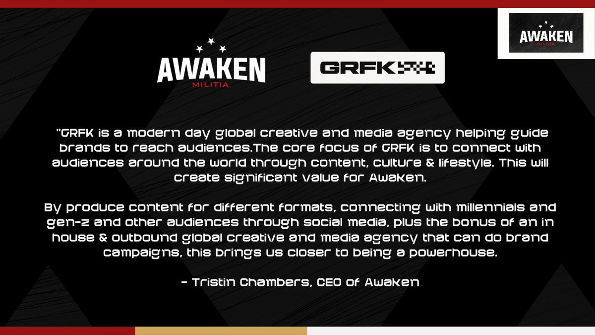 Awaken Militia #Awaken13Years tweet media