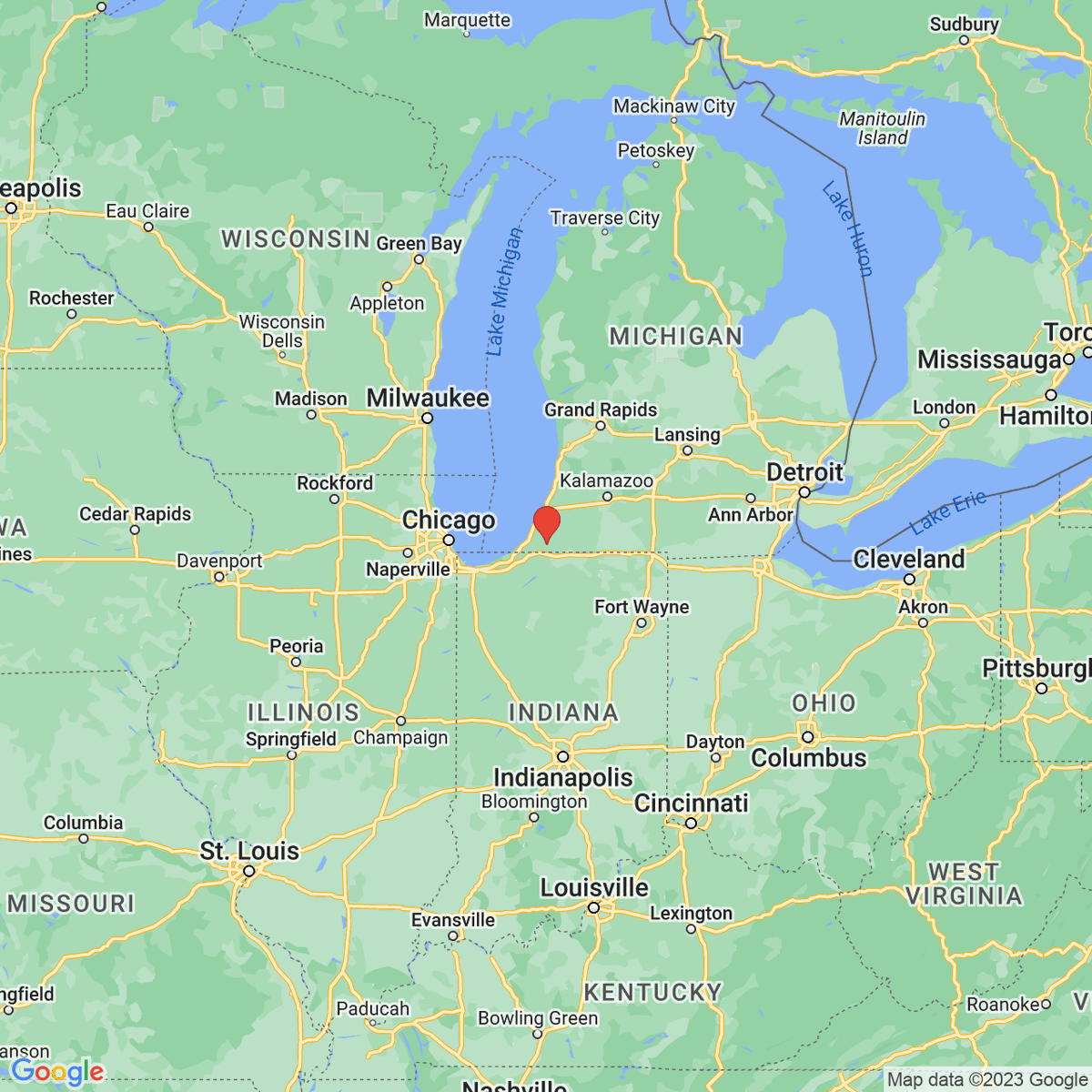 New town every hour on Twitter "Buchanan, Michigan Population 4,263