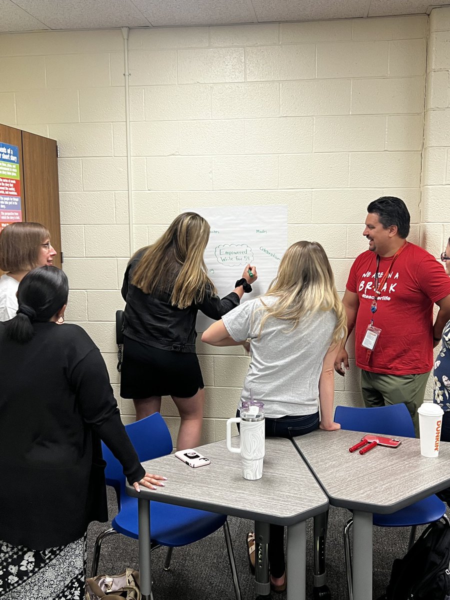 D54schools's tweet photo. Teachers and support staff are back for even more summer professional development! This week is session 1 of Summer Year Long Planning with over 425 attendees. We can't wait to see these lesson plans and tactics in action for school year 2023-24! #WeAre54 #SYLP https://t.co/SM4eeG6WVB