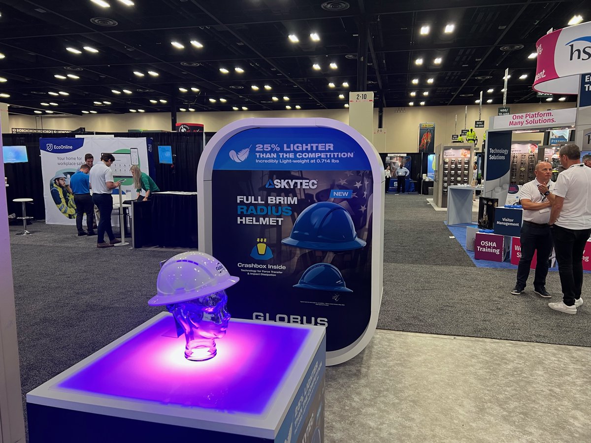 Globus Group is proud to present the Radius Helmet at the ASSP Safety Conference. This lightweight full brim hat redefines comfort and safety in the workplace. 

Swing by booth 737 to discover how we ensure maximum protection without the weight. #GlobusGroup #ASSP2023 #Safety2023