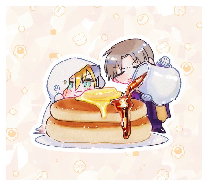 「もぐもぐ ホットケーキ」のTwitter画像/イラスト(新着)