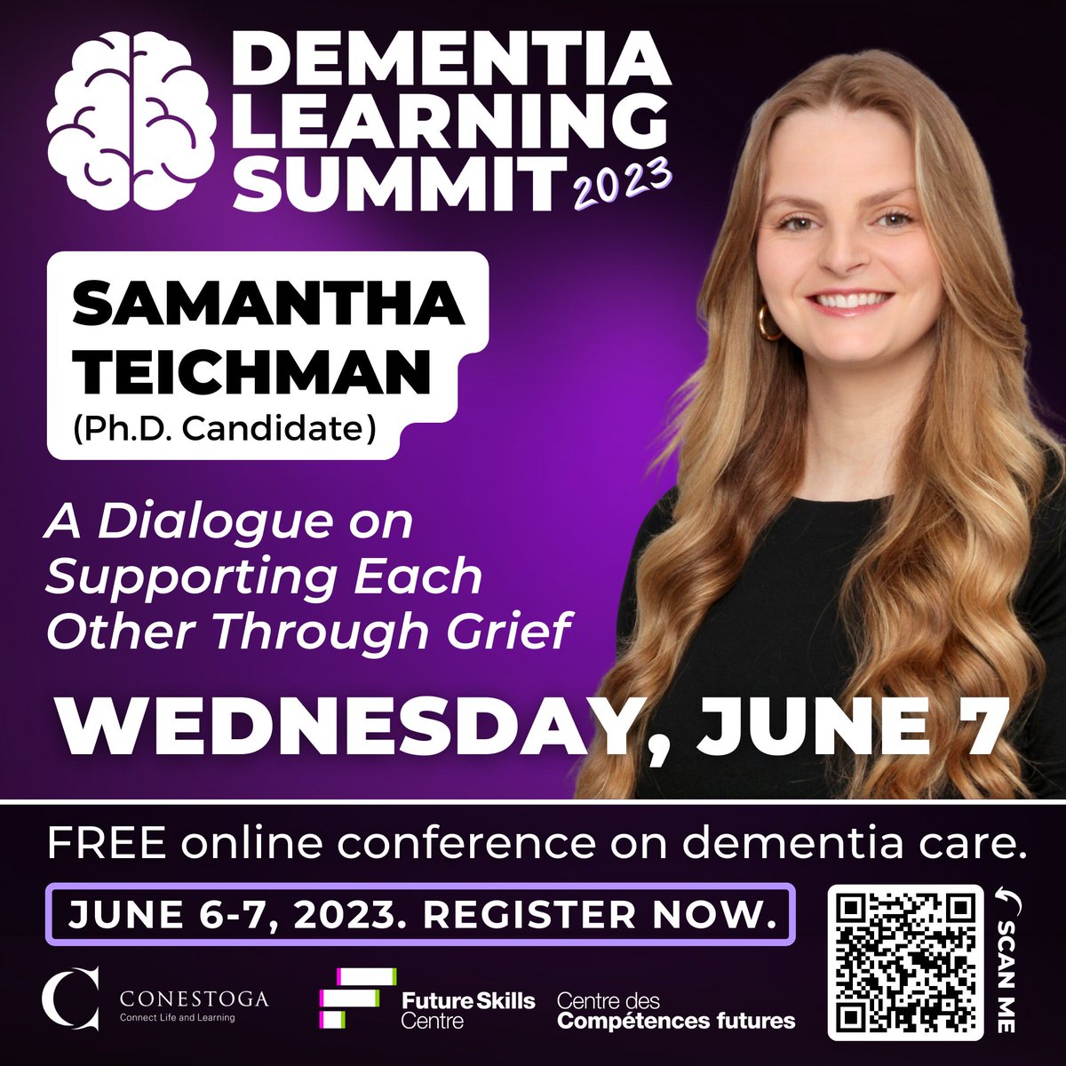 Shout out to @SFUGero's own @samteichman1 for schooling us on #grief theories, insights, and #bereavementcare at the #DementiaLS23. 🫶 Sessions will be available for playback by the end of the week, so don't miss Sam's presentation once sessions have been processed.