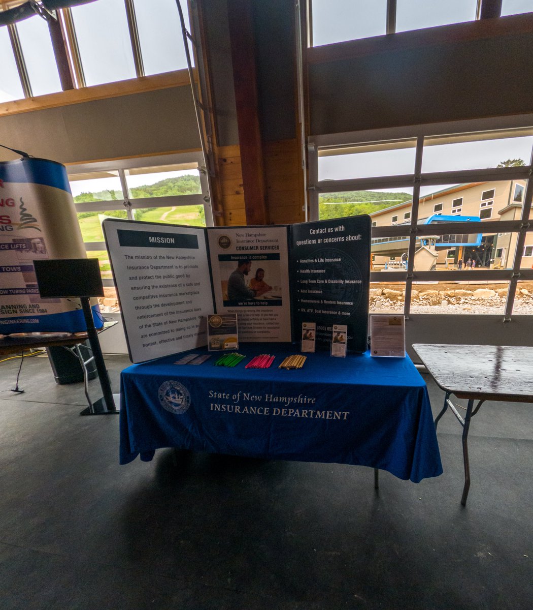 Thank you to @SkiNewHampshire for inviting us to your annual conference! We met with a lot of great people to discuss their insurance questions and concerns. If you or your business need help navigating the world of insurance, contact us for assistance! nh.gov/insurance