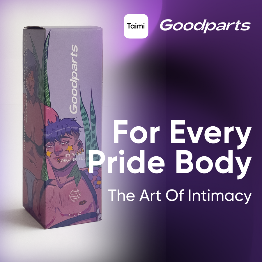 Life is too short not to love your body. @taimiapp and @verygoodparts present the debut capsule collection of lubricants for Pride Month. We truly believe, that the perfect body for Pride is the one you have right now. #LGBTQ #PrideMonth2023 #PrideMonth