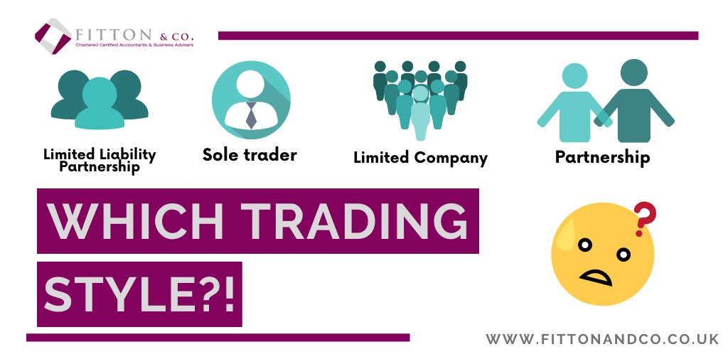 When setting up a company, it can be confusing to know what #tradingstyle is best suited to your business needs…

There are many things that need to be considered, and we can help to guide you!

Get in touch for advice or to book an appointment:
✉️ office@fittonandco.co.uk