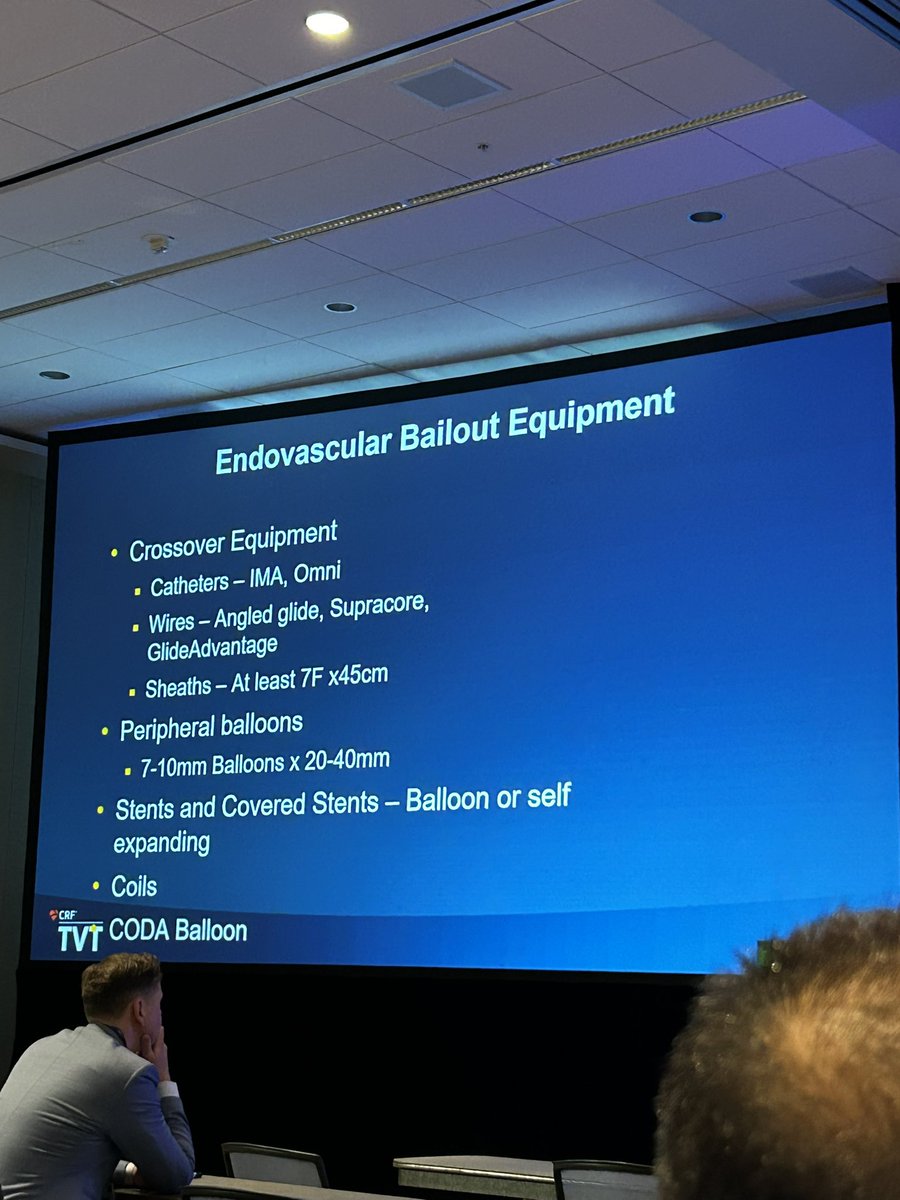 Excellent session on vascular closure & complication bailout methods. Broad range of discussion from transfemoral/transaxillary access to equipment to familiarize oneself with should a complication arise. @crfheart @TCTMD @TCTConference @RajTayalMD @BGalperMD @DrVivianNg #tvt2023