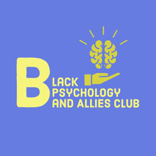 Black Psychology and Allies Club is excited to share a new logo as they prepare for the fall semester. Yellow represents service and joy, and purple symbolizes the club's ambition and drive. We will share more ways to get involved this coming fall!