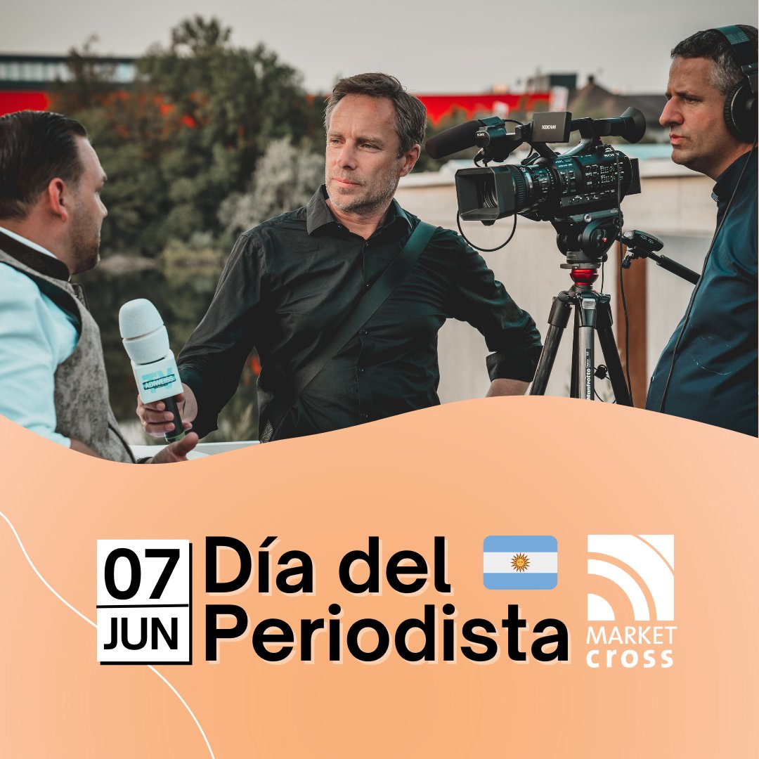 MarketCross's tweet photo. 📢 ¡Feliz #DiaDelPeriodista en #Argentina! 📰
Celebramos y reconocemos el incansable trabajo de aquellos que nos mantienen informados día tras día, llevando la verdad a nuestros hogares y dándonos voz en cada historia que cuentan.
#MarketCross #PRagency #relacionespublicas https://t.co/cbT6I5bKRt