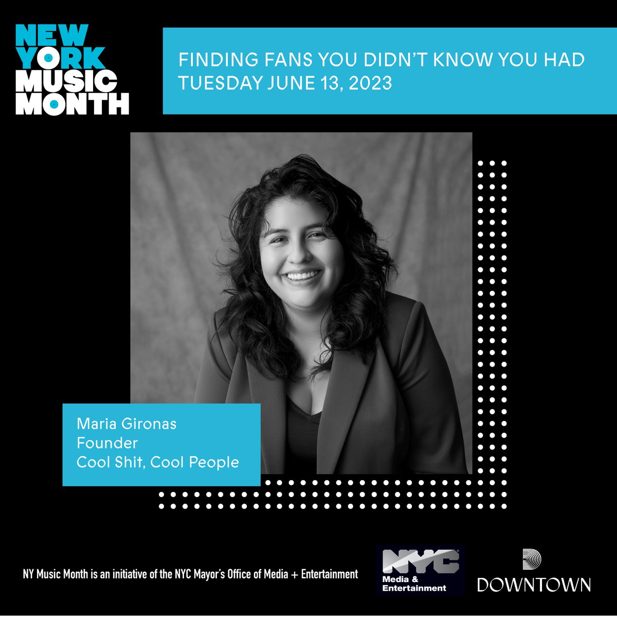 Maria Gironas (@mariagironas) on Twitter photo Catch me at <a href="/nymusicmonth/">NY Music Month</a> talking about how to build your fan community! #NYMusicMonth
Register here: fuga-music.typeform.com/nymm-dt-1306 Catch me at <a href="/nymusicmonth/">NY Music Month</a> talking about how to build your fan community! #NYMusicMonth
Register here: fuga-music.typeform.com/nymm-dt-1306