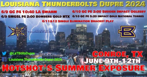 ⚡️💥Come out and see us in Conroe, TX at the Hotshots Summer Exposure!