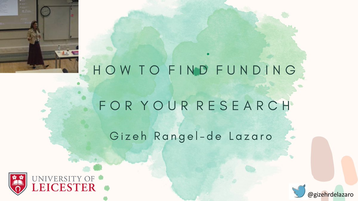 I had a great time today talking with the Ph.D. students of the <a href="/LeicsMusStud/">School of Museum Studies</a> about how to find funding for your research and shape your project. 
Thank you for organizing this #ResearchWeek and having me today <a href="/StacyBoldrick/">Stacy Boldrick</a> @Isa_CollazosG &amp; <a href="/nicolemool/">Nicole</a> 

Pd.: Not my best pic ;)