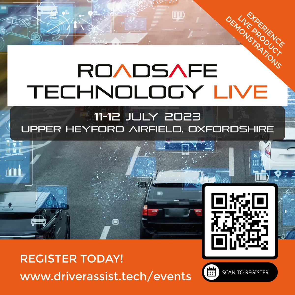 Are you interested in Fleet Management &amp; Commercial Vehicles? #RoadSafeTechnologyLive is the perfect opportunity to demo your technology to businesses interested in fleet management, telemetry, driver training, road risk management, trade associations, ADAS experience and more.