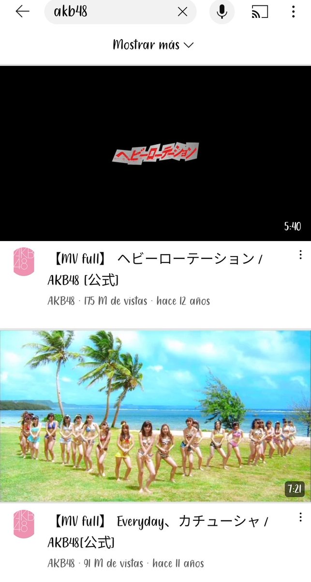 Últimamente en tiktok el otro fandom se a encargado de burlarse de twice y de sus views en su mvs japoneses .
Este es akb48 el gg de jpop más exitoso de allá y miren sus vistas también son de crecimiento lento ,parpadeo no entiende como funciona el apoyo en 🇯🇵