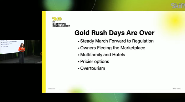 Skift (@skift) on Twitter photo "We on a steady march towards regulation, draconian measures without proper conversation from the Short Term Rentals industry as in New York or Scotland...We need to start telling our story with the impact & benefits" <a href="/jess_abodepr/">Jessica Gillingham</a> Founder & CEO <a href="/AbodeWorldwide/">Abode Worldwide</a> #SkiftLive "We on a steady march towards regulation, draconian measures without proper conversation from the Short Term Rentals industry as in New York or Scotland...We need to start telling our story with the impact & benefits" <a href="/jess_abodepr/">Jessica Gillingham</a> Founder & CEO <a href="/AbodeWorldwide/">Abode Worldwide</a> #SkiftLive