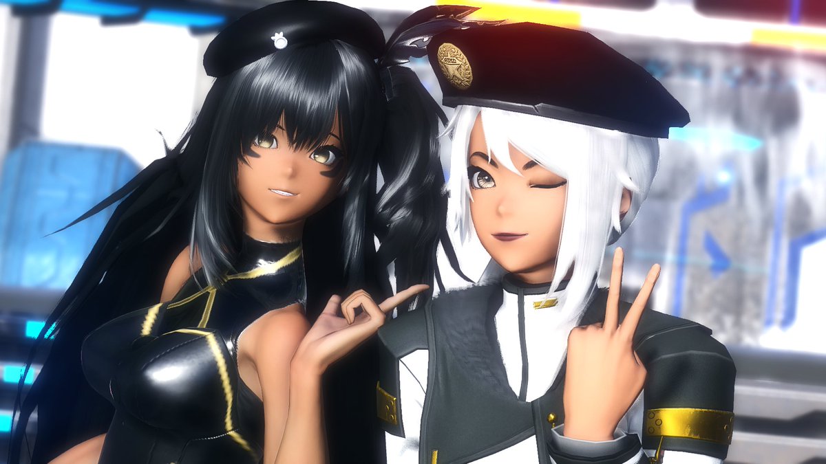 Calla_NGS's tweet photo. Been a while, trying out the new photo mode with @Soatski , it's okay, some good some bad.

#NGS_SS #RappyMail #PSO2NGS #PSO2global #PSO2NGS_SS #メンテの日じゃないけどssを貼る https://t.co/6QF0l8yOi6