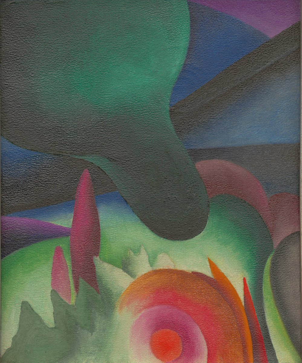 Artwork of the Day!

Abstract Forms in Pastel Colors
by Georgia O'Keeffe, ca. 1918-1921

#art, #culturalheritage, #artoftheday, #painting, #pastel, #canvas, #nationalgalleryofdenmark
artboulevard.org/items/48208/
open.smk.dk/en/artwork/ima…

Find more like this in artboulevard.org