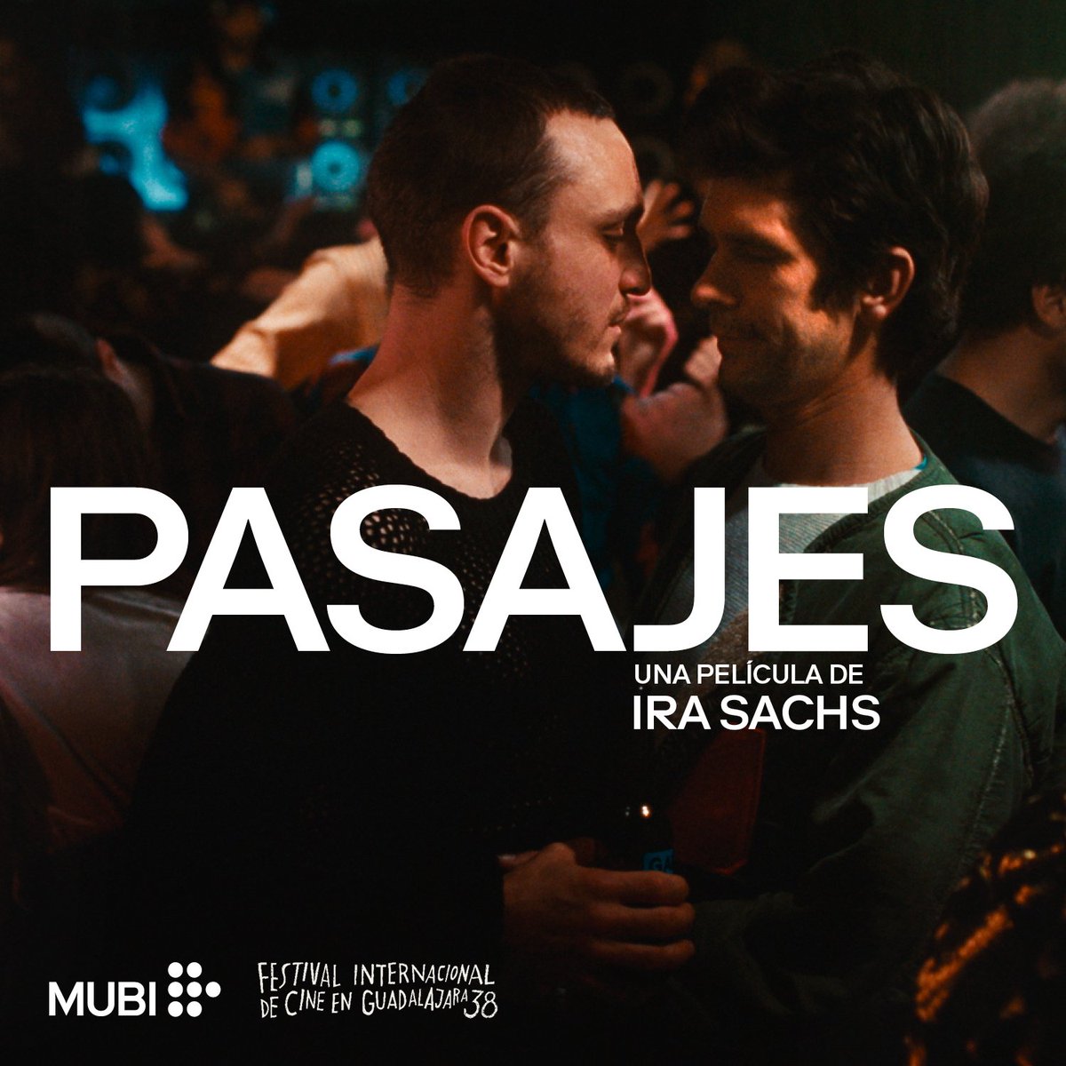 mubilat's tweet image. ¡Es tu oportunidad de ver PASAJES de Ira Sachs en el #FICG38! Si estás en Guadalajara, podrías ganar uno de los cinco pases dobles al ser de los primeros en citar este Tweet y mencionar a dos de los protagonistas de la película.

👉 Función de hoy a las 10pm en la Cineteca FICG.