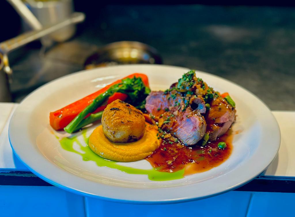 4and20penrith's tweet photo. We love our Cumbrian lamb here at four and twenty and are serving it up currently rubbed with harissa and served with a Hasselback potato and carrot and cumin. 🥰 https://t.co/3MDrl4HZe3