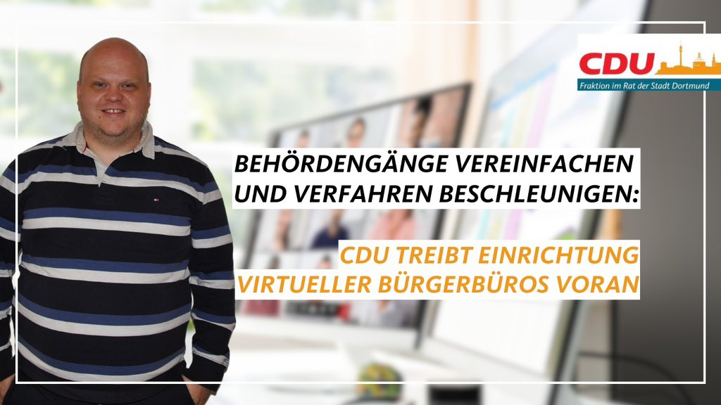 💻 Unaufwendige Behördengänge und Verfahrensbeschleunigung: CDU treibt Einrichtung virtueller Bürgerbüros voran ➡️ cdu-fraktion-dortmund.de/artikel/unaufw…