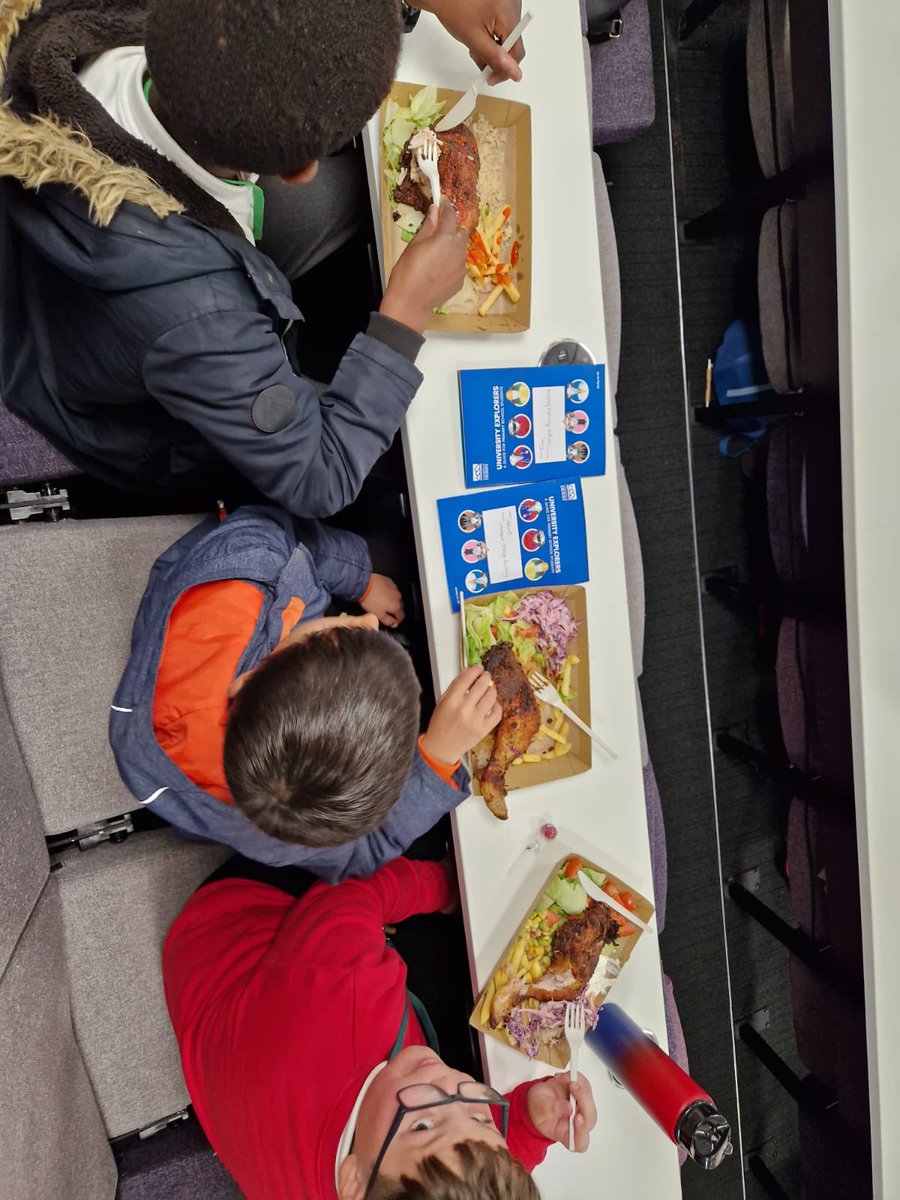 GrampianPrimary's tweet photo. The university have also provided the children with a budget for lunch so they can experience selecting and purchasing their own lunch from the catering facilitates. From the look of Mr. Carpenter’s photographs, the children seem pretty pleased with their choices. https://t.co/opKIPwHSwF