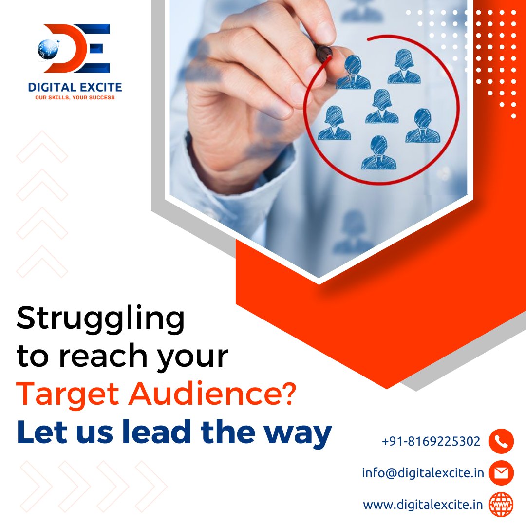 DigitalExcite's tweet photo. Achieve your marketing goals and make your
brand shine online! Contact us today and let us help
you connect with your target audience &amp; take your
brand to new heights in the digital realm. 🎯
#DigitalExcite #DigitalMarketing #MarketingAgency
#SocialMediaMarketing #SEO #SEM #PPC https://t.co/LbKkoG7F4Q