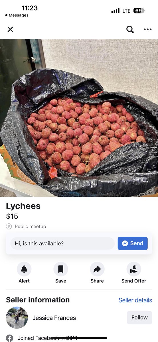 Who would pick a garbage bag of lychees for $15