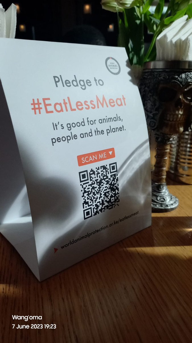 Wangoma_tweets's tweet image. #EatLessMeat does not meat DO NOT eat meat. We are calling for the reduction in consumption of meat for the animals themselves and the climate as well.

World Animal Protection @MoveTheWorldAF