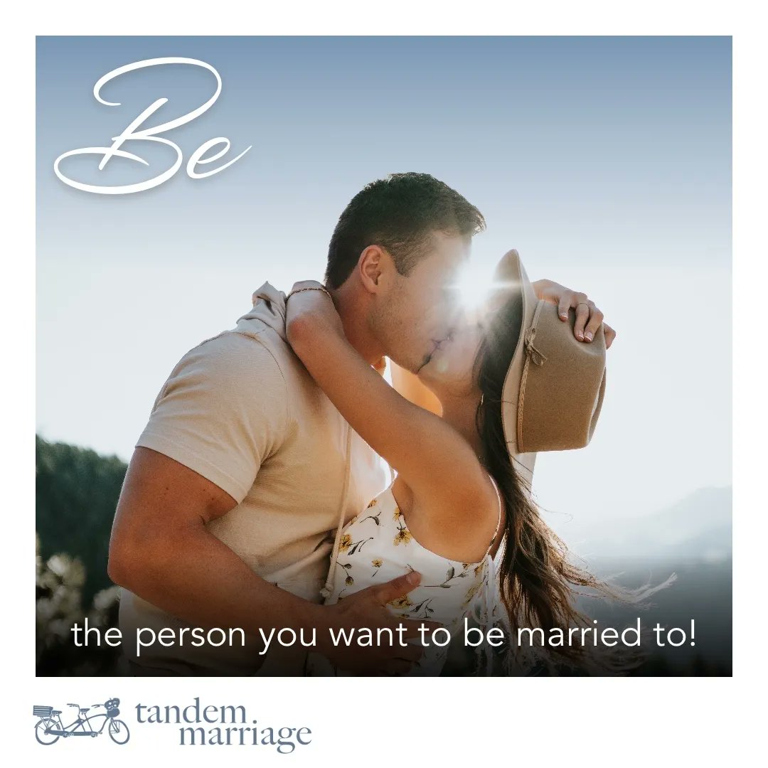 Many marriages would be better and happier if each spouse could do this one thing: BE the person you want to be married to.
 
Can you do it? Whether your spouse does it or not?
 
TandemMarriage.com/post/hero
 
#TeamUs #MarriageGoals #MarriageGodsWay