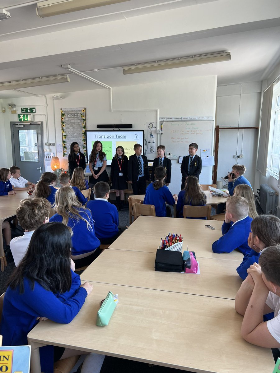 Visit number three ✅ @HighCrossPri our transition team continuing to focus proud whilst visiting the year 6 pupils to pass on advice for when they join us in September @MrRocheBassaleg @HeadteacherBas1 @BassalegSchool1 #BelievingandBelonging